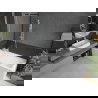 Mexen Next badwand 1-deurs 60 x 150 cm, zwart frame, wit - 895-060-000-00-70-20