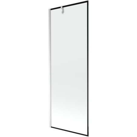 Mexen Next parawan nawannowy 1-skrzydłowy 70 x 150 cm, czarna ramka, chrom - 895-070-000-00-70-01