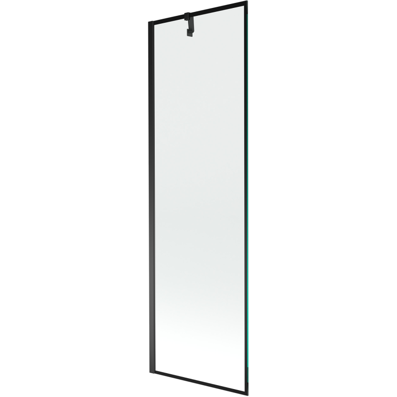 Mexen Next badwand scherm 1-vleugelig 60 x 150 cm, zwart frame, zwart - 895-060-000-00-70-70
