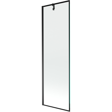 Mexen Next badwand scherm 1-vleugelig 60 x 150 cm, zwart frame, zwart - 895-060-000-00-70-70