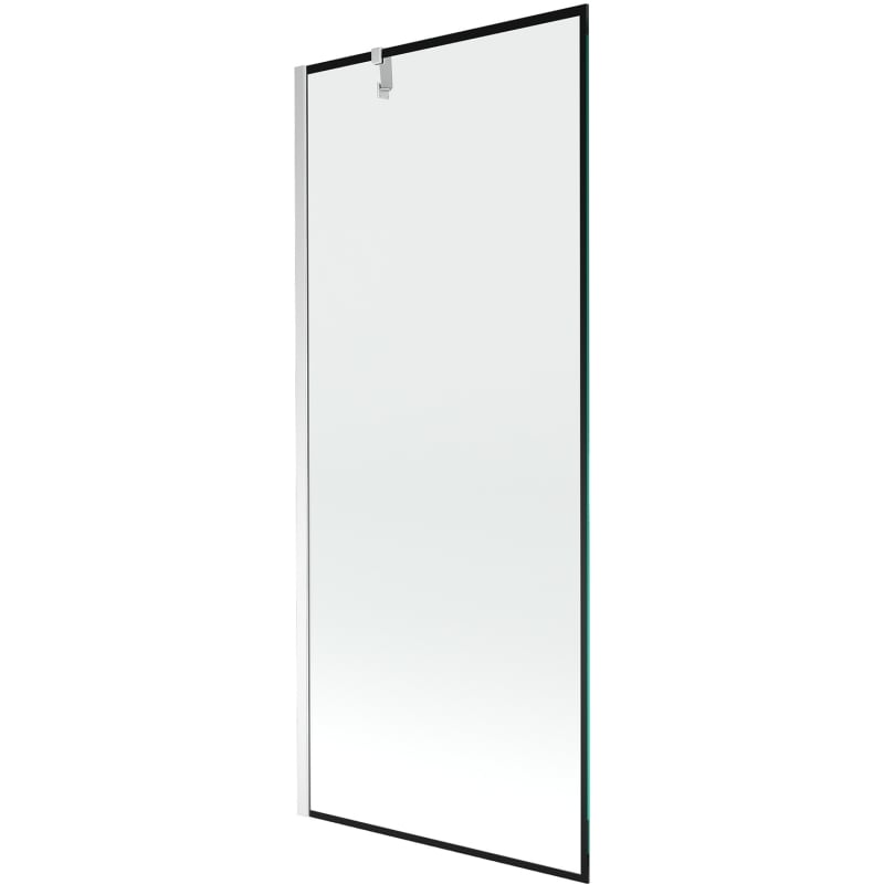 Mexen Next jednokrilni tuš paravan 80 x 150 cm, crni okvir, krom - 895-080-000-00-70-01