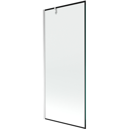 Mexen Next jednokrilni tuš paravan 80 x 150 cm, crni okvir, krom - 895-080-000-00-70-01