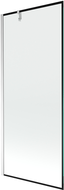 Mexen Next enkel dörr duschvägg 80 x 150 cm, svart ram, krom - 895-080-000-00-70-01