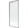 Mexen Next biombo de duche com 1 painel 80 x 150 cm, moldura preta, preto - 895-080-000-00-70-70