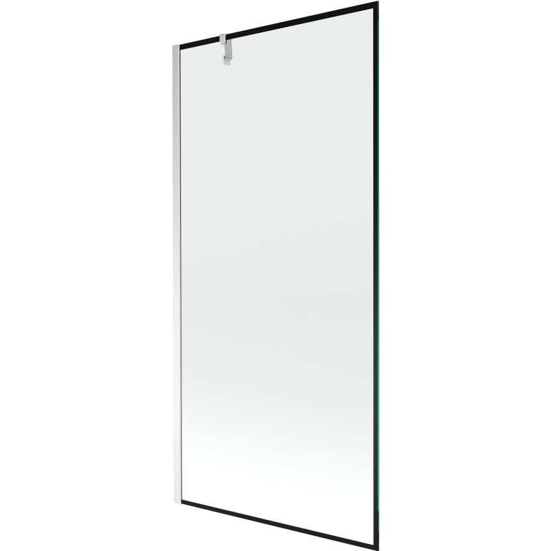 Mexen Next parawan nawannowy 1-skrzydłowy 90 x 150 cm, czarna ramka, chrom - 895-090-000-00-70-01