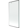 Mexen Next douchescherm 1-delig 90 x 150 cm, zwart frame, chroom - 895-090-000-00-70-01