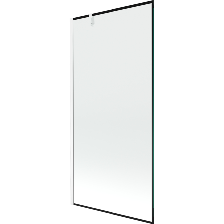Mexen Next 1-panel shower screen 90 x 150 cm, black frame, white - 895-090-000-00-70-20