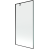 Mexen Next paratia doccia a 1 anta 90 x 150 cm, cornice nera, nero - 895-090-000-00-70-70