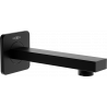 Mexen Cube beccuccio per vasca a parete, nero - 79370-70
