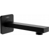 Mexen Cube wall-mounted bathtub spout, black - 79370-70