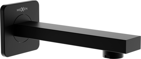 Mexen Cube grifo de bañera empotrado, negro - 79370-70