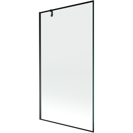 Mexen Next Badewannenabtrennung 1-flügelig 100 x 150 cm, schwarzer Rahmen, schwarz - 895-100-000-00-70-70
