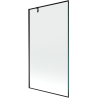 Mexen Next mampara de baño de 1 hoja 100 x 150 cm, marco negro, negro - 895-100-000-00-70-70
