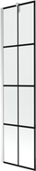 Mexen Next parawan nawannowy 1-skrzydłowy 50 x 150 cm, czarny wzór, chrom - 895-050-000-00-77-01