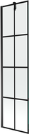 Mexen Next badwand 1-vleugelig 50 x 150 cm, zwart raster, zwart - 895-050-000-00-77-70
