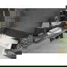 Mexen Next Badewannenfaltwand 1-flügelig 70 x 150 cm, schwarzes Gitter, Chrom - 895-070-000-00-77-01