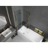 Mexen Castor 2-panel bath screen 80 x 150 cm, transparent, gold - 892-080-002-50-00