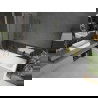 Mexen Flip badscherm 2-delig 80 x 150 cm, transparant, goud - 894-080-101-50-00