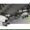 Mexen Flip badscherm 2-delig 80 x 150 cm, transparant, goud - 894-080-101-50-00