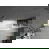Mexen Flip badscherm 2-delig 80 x 150 cm, transparant, goud - 894-080-101-50-00