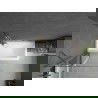 Mexen Flip badwand 2-delig 100 x 150 cm, transparant, goud - 894-100-101-50-00