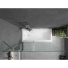 Mexen Flip parawan nawannowy 2-skrzydłowy 140 x 150 cm, transparent, chrom - 894-140-101-01-00