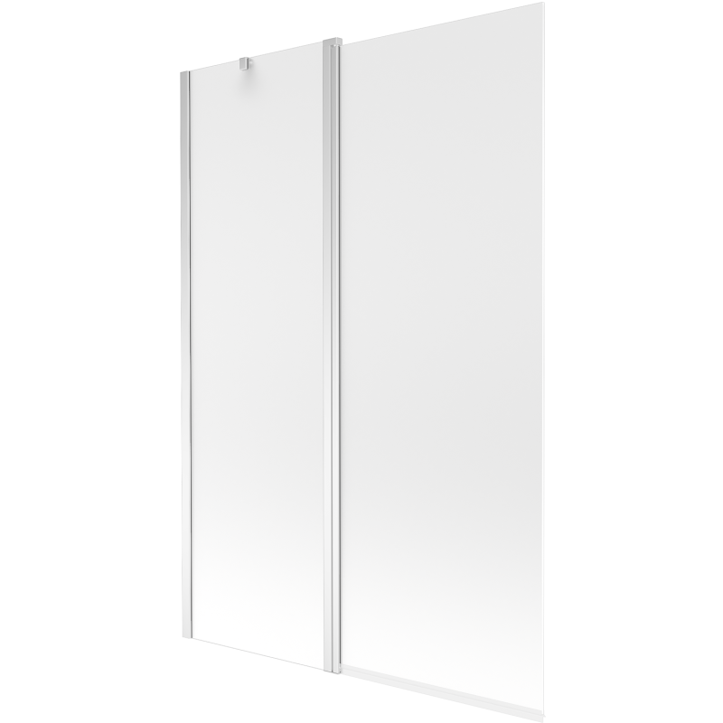 Mexen Flip divpusēja dušas siena 120 x 150 cm, matēta, hroma - 894-120-101-01-30