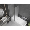 Mexen Flip parawan nawannowy 2-skrzydłowy 120 x 150 cm, szron, chrom - 894-120-101-01-30