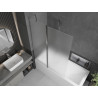 Mexen Flip parawan nawannowy 2-skrzydłowy 120 x 150 cm, szron, chrom - 894-120-101-01-30