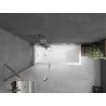 Mexen Flip 2-panel bathtub screen 120 x 150 cm, frost, chrome - 894-120-101-01-30