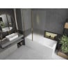 Mexen Flip kaheosaline vannisektsioon, 120 x 150 cm, udu, kuldne - 894-120-101-50-30