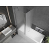 Mexen Flip écran de baignoire à 2 volets 140 x 150 cm, dépoli, chrome - 894-140-101-01-30