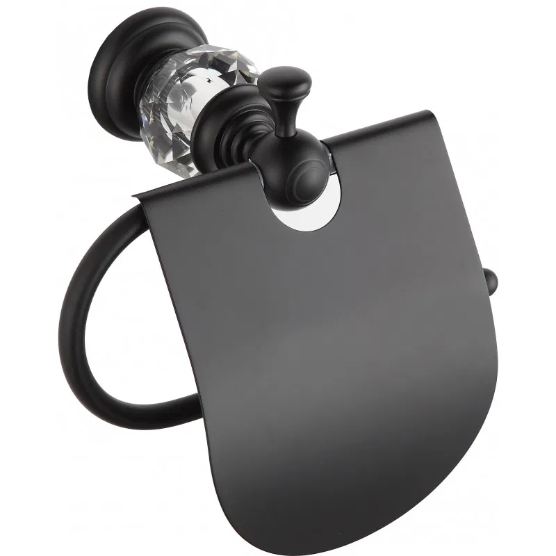 Mexen Estela toilet paper holder, black - 7011533-70