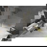 Mexen Flip badwand tweedelig 140 x 150 cm, ijsglas, goud - 894-140-101-50-30