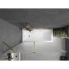 Mexen Flip kaheosaline vannisein 140 x 150 cm, härm, kuldne - 894-140-101-50-30