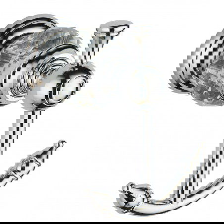 Mexen Estela doppio gancio per asciugamano, cromo - 7011535-00