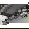 Mexen Castor Badewannenaufsatz 2-flügelig 80 x 150 cm, satiniert, schwarz - 892-080-002-70-30