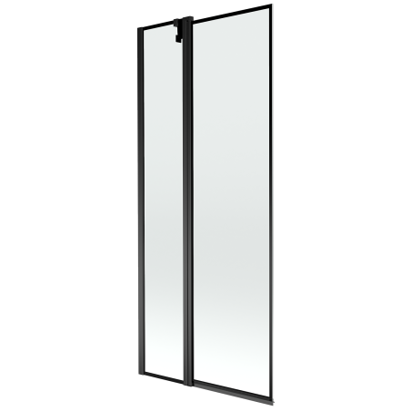 Mexen Flip Duschabtrennung 2-flügelig 80 x 150 cm, schwarzer Rahmen, schwarz - 894-080-101-70-70