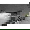 Mexen Flip Duschabtrennung 2-flügelig 80 x 150 cm, schwarzer Rahmen, schwarz - 894-080-101-70-70
