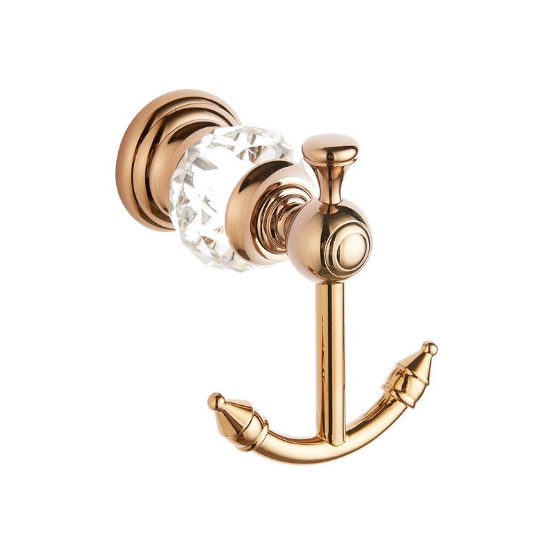 Mexen Estela duebel Haken fir Handduch, rosa Gold - 7011535-60