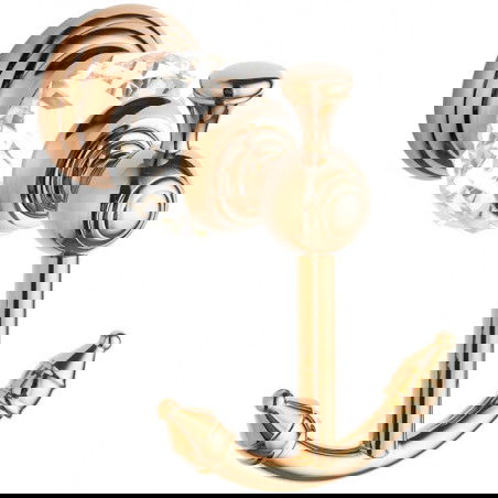 Mexen Estela διπλό άγκιστρο για πετσέτα, ροζ χρυσό - 7011535-60