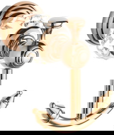 Mexen Estela dubultais dvieļu āķis, rozā zelts - 7011535-60