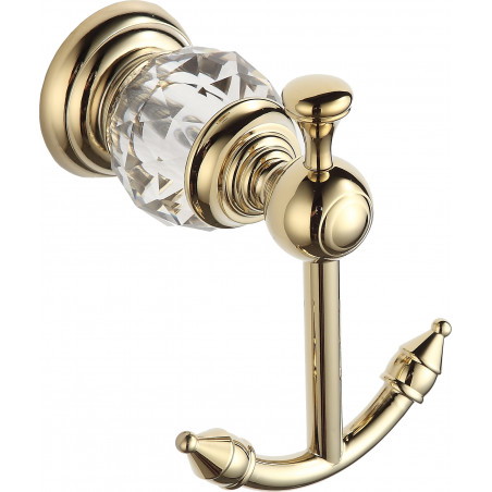 Mexen Estela Doppelte Handtuchhaken, gold - 7011535-50