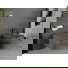 Mexen Madox wc-kom Rimless met soft-close slim zitting, duroplast, donkergrijs mat - 30154061