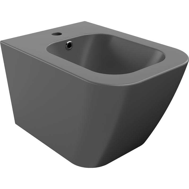 Mexen Madox Hänge-Bidet, dunkelgrau matt - 35155161