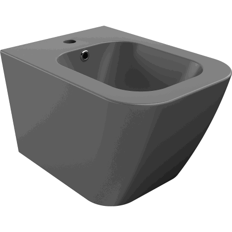 Mexen Madox Hänge-Bidet, dunkelgrau matt - 35155161