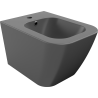 Mexen Madox Hänge-Bidet, dunkelgrau matt - 35155161
