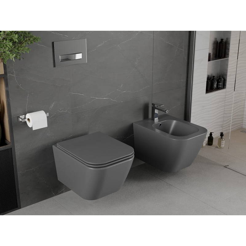 Mexen Madox bidet suspendu, gris foncé mat - 35155161