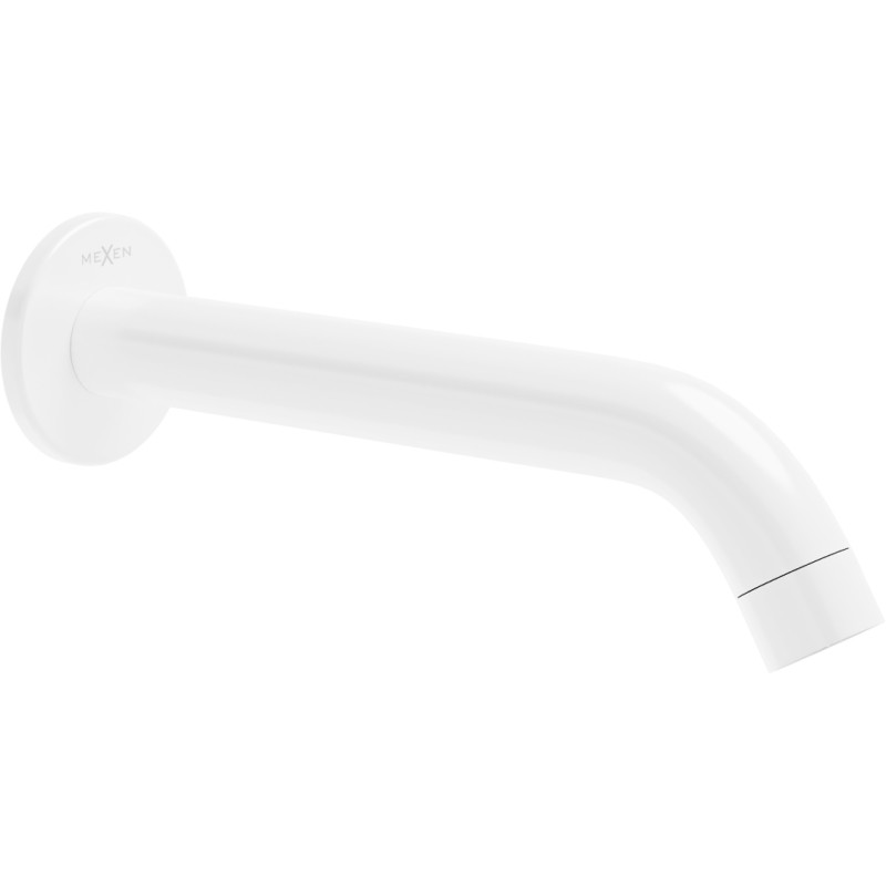 Mexen Kai wall-mounted bathtub spout, white - 79371-20