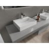 Mexen Ava Aufsatzwaschbecken aus Konglomerat 1/O 50 x 38 cm, weiß - 23015001